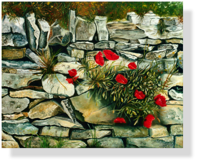 Leben zwischen Steinen (17)
40 x 50 cm, 2001