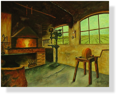 Alte Schmiede (85) 2013
Altmeistertechnik 40 x 50