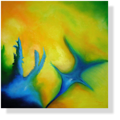 Flucht der Höllentiere (45)
80 x 80 cm, 2008