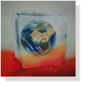 Erderwärmung (107)
70 x 70 cm, 2019