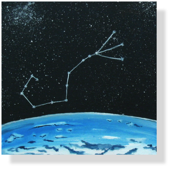 Sternzeichen Skorpion 
(96) 20 x 20 cm, 2016
