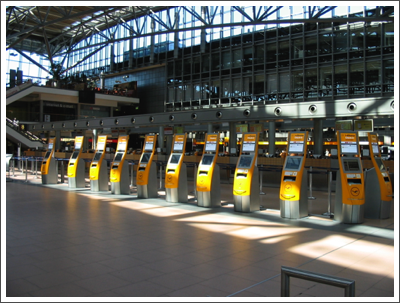 Einchecken Einchecken