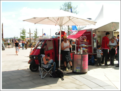 „Speisewagen“ in der
Hafencity in Hamburg „Speisewagen“ in der
Hafencity in Hamburg