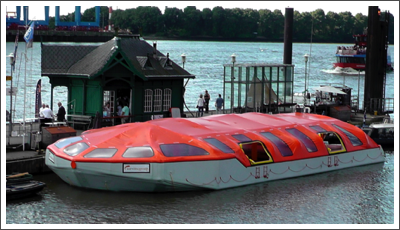 Rettungsboot,
Prototyp Rettungsboot,
Prototyp